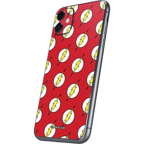 DC Comics The Flash Logo Pattern iPhone 11 Skin